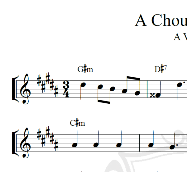 A Chourus Line - A Valsa - Piano