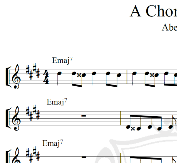 A Chorus Line - Abertura - Piano