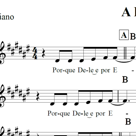 A Ele a Glória - Gabriela Rocha - Piano/Vocal