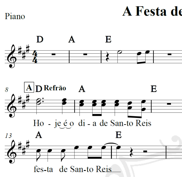 A Festa de Santo Reis - Tim Maia - Piano/Vocal