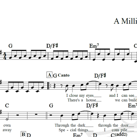 A Million Dreams - Piano/Vocal