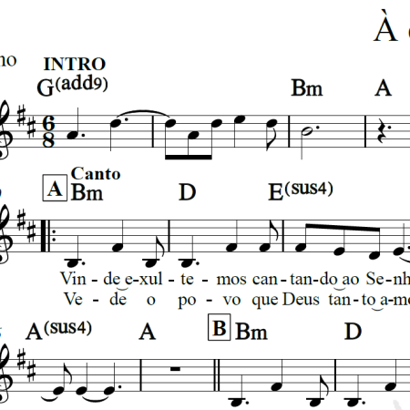 À Casa do Pai - Comunidade Católica Shalom - Piano/Vocal