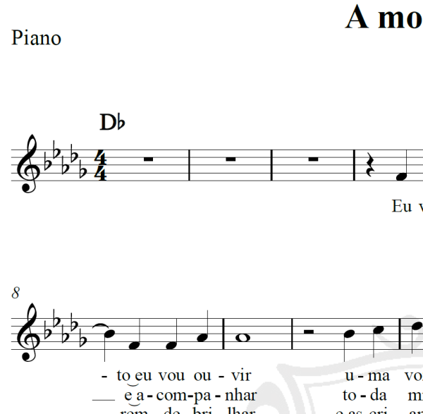 A montanha - Roberto Carlos - Piano/Vocal