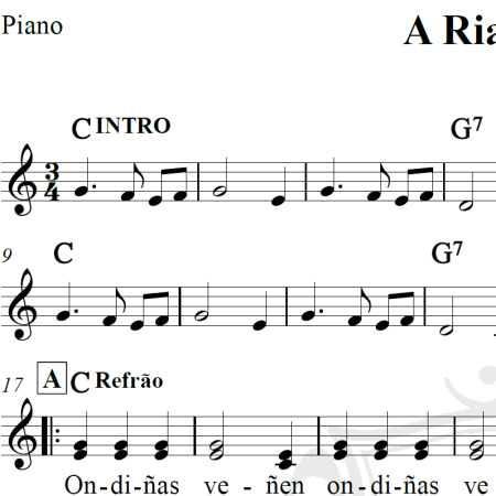 A Rianxeira - Piano/Vocal