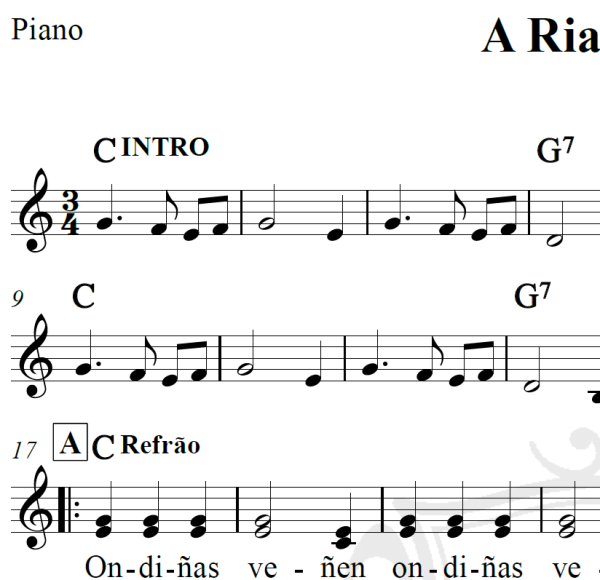 A Rianxeira - Piano/Vocal