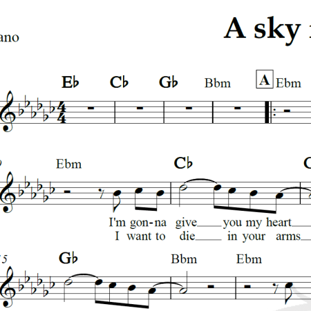 A sky full of stars - Coldplay - Piano/Vocal