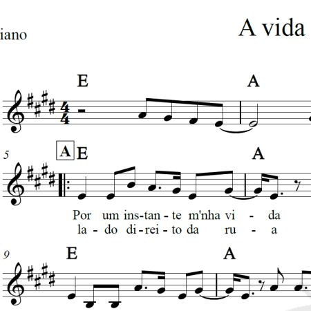 A vida é boa com você - Byan Behr - Piano/Vocal