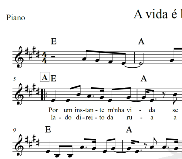 A vida é boa com você - Byan Behr - Piano/Vocal