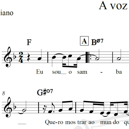 A voz do morro - Zé Keti - Piano/Vocal