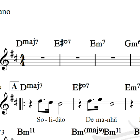 Açaí - Djavan - Piano/Vocal