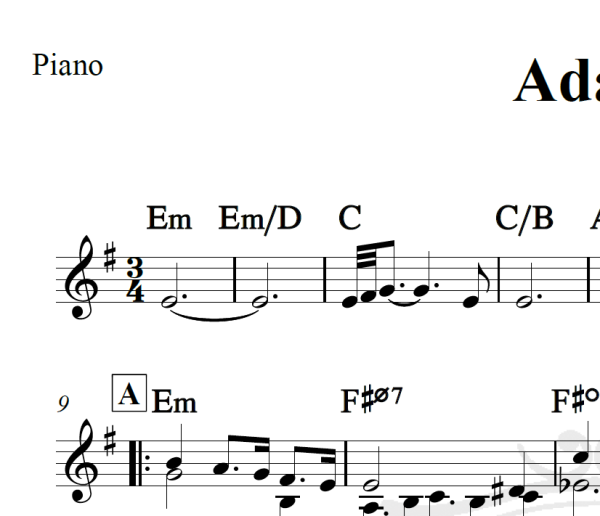 Adagio Albinoni - Piano