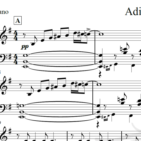 Adios nonino - Astor Piazzolla - Piano