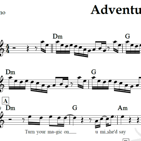 Adventure of a lifetime - Coldplay - Piano/Vocal