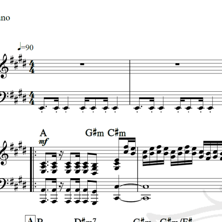 Africa - Toto - Piano