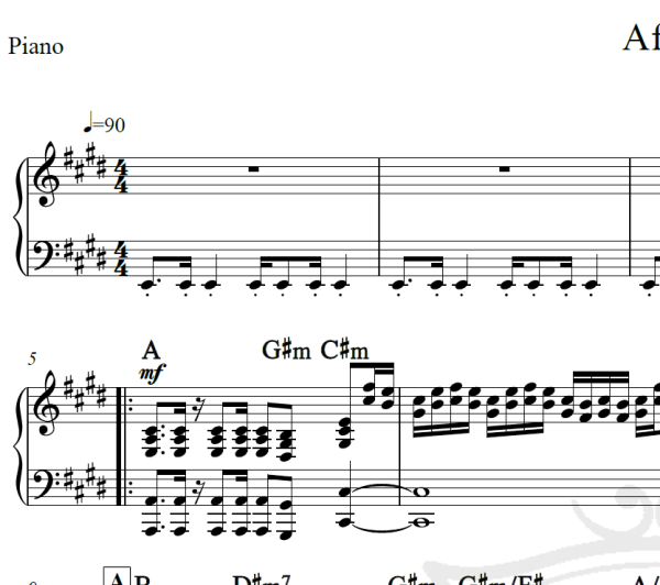 Africa - Toto - Piano