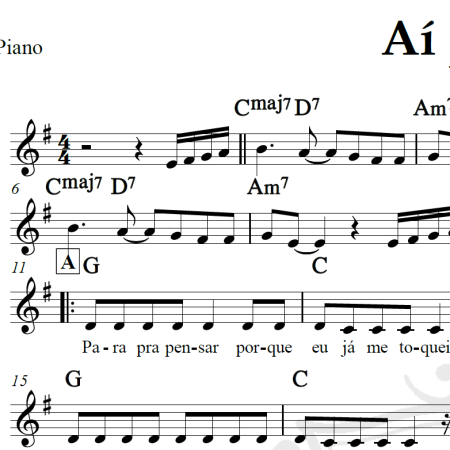 Aí já era - Jorge e Mateus - Piano/Vocal