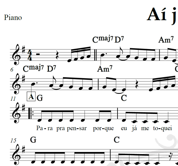 Aí já era - Jorge e Mateus - Piano/Vocal