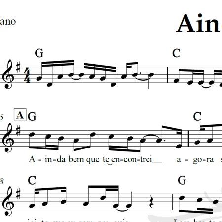 Ainda bem - Thiaguinho - Piano/Vocal