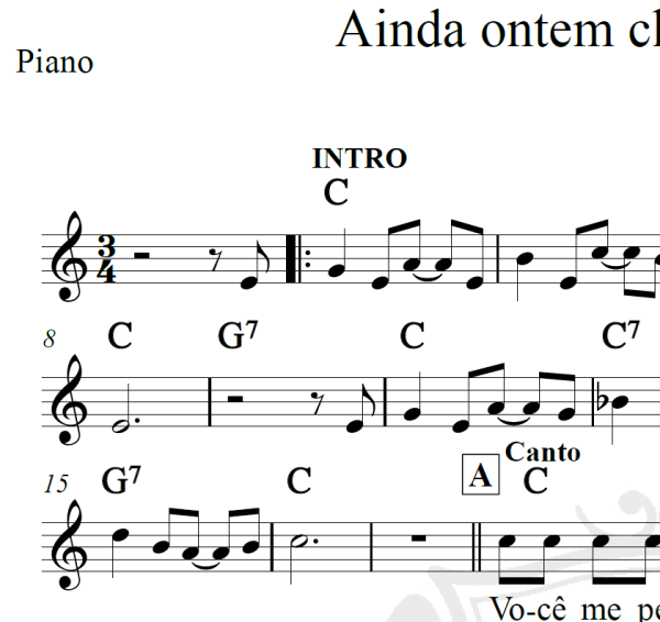 Ainda ontem chorei de saudade - João Mineiro e Marciano - Piano/Vocal