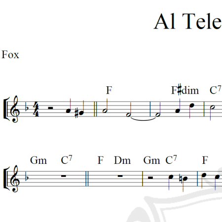 Al Telefono con te - Piano