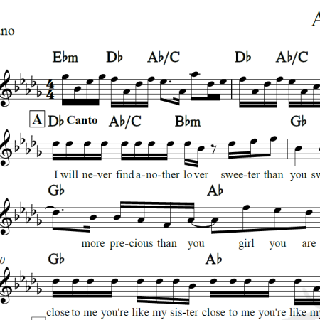 All my life - KC and Jojo - Piano/Vocal