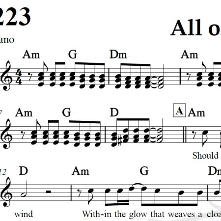 All of my love - Led Zeppelin - Piano/Vocal