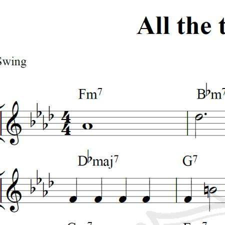 All the things you are - Piano