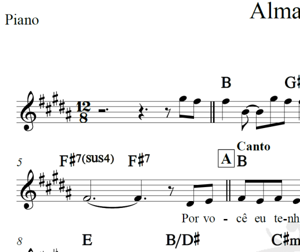 Alma Gêmea - Fábio Júnior - Piano/Vocal