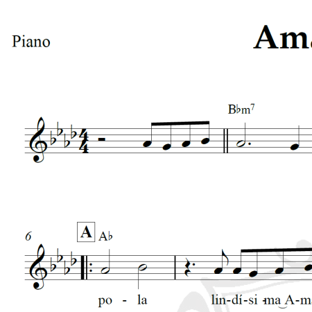 Amapola - Piano/Vocal