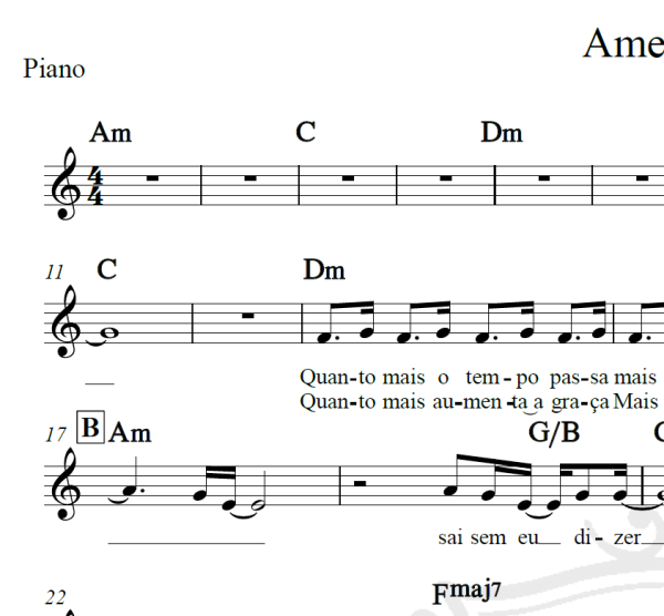 Amei te ver - Thiago Iorc - Piano/Vocal