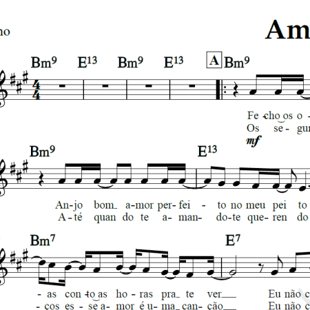 Amor perfeito - Roberto Carlos - Piano/Vocal