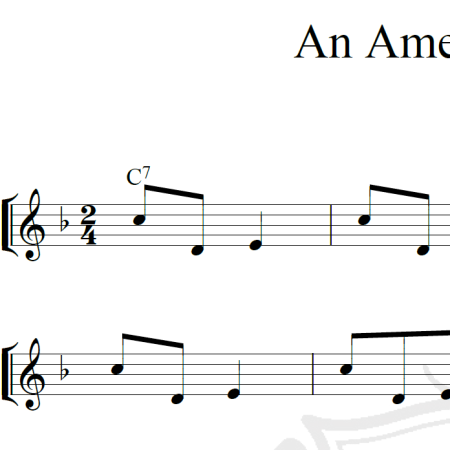 An American in Paris - Piano