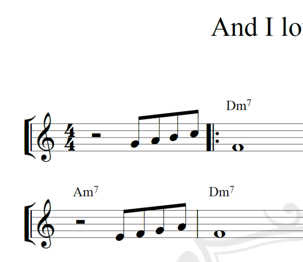 And I love you so - Don McLean - Piano