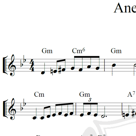 Anema e core - Piano