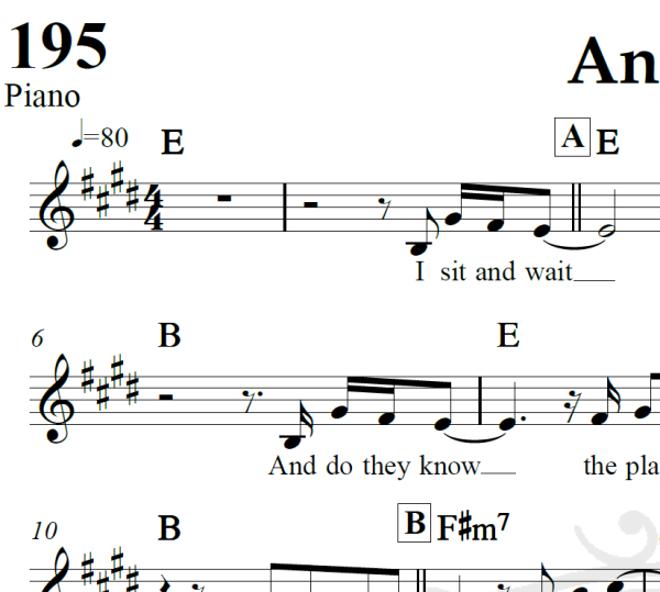 Angels - Robbie Williams - Piano/Vocal