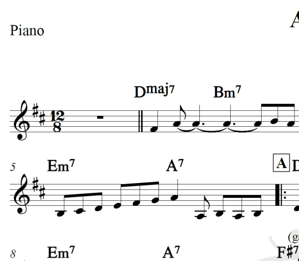 Anjo - Roupa Nova - Piano/Vocal