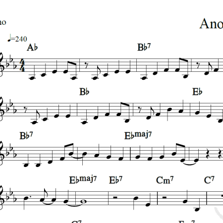 Another day of sun - La la land - Piano