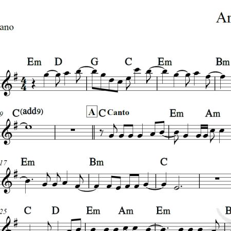 Another love - Tom Odell - Piano