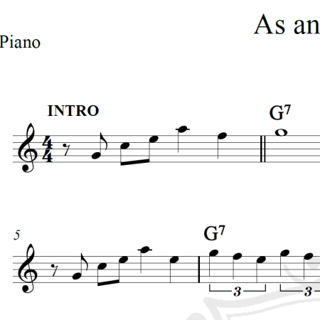 As andorinhas - Tonico e Tinoco - Piano