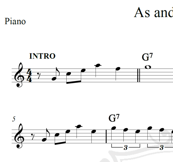 As andorinhas - Tonico e Tinoco - Piano