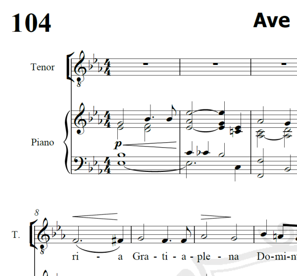Ave Maria - Faure - Arranjo Coral