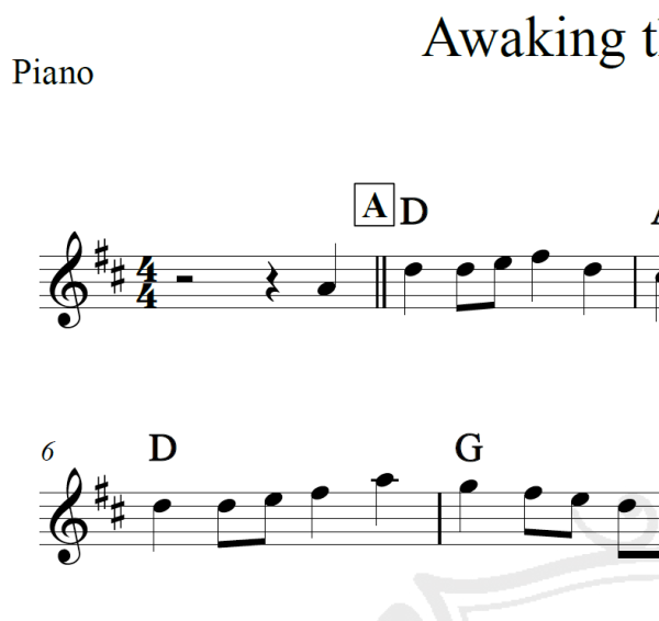 Awaking the centuries - Haggard - Piano