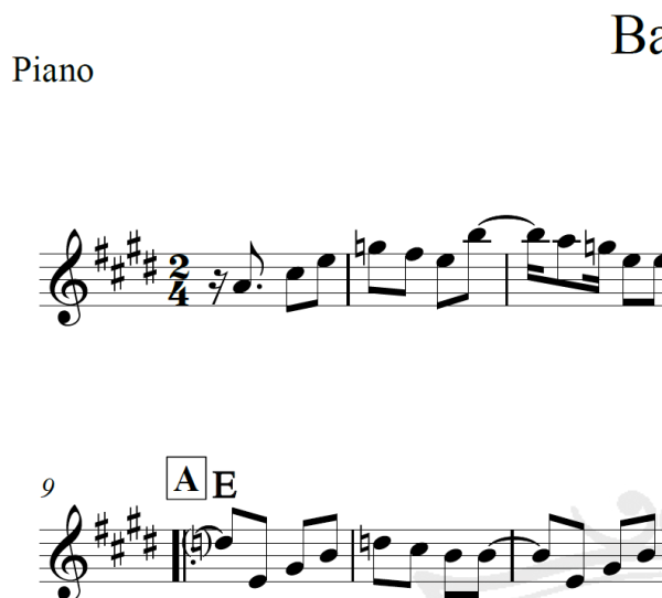 Baião - Luiz Gonzaga - Piano