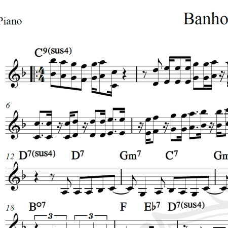 Banho de espuma - Rita Lee - Piano