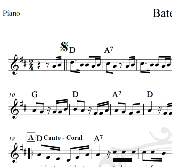Bate o pé - Roberto Leal - Piano/Vocal
