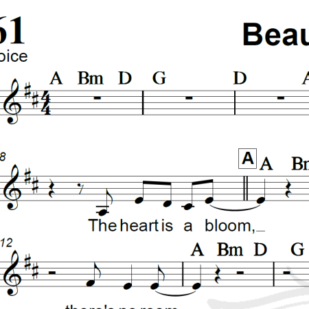 Beautiful day - U2 - Piano/Vocal