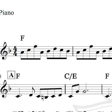 Ben - Michael Jackson - Piano