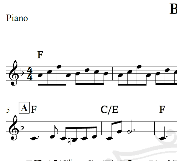 Ben - Michael Jackson - Piano