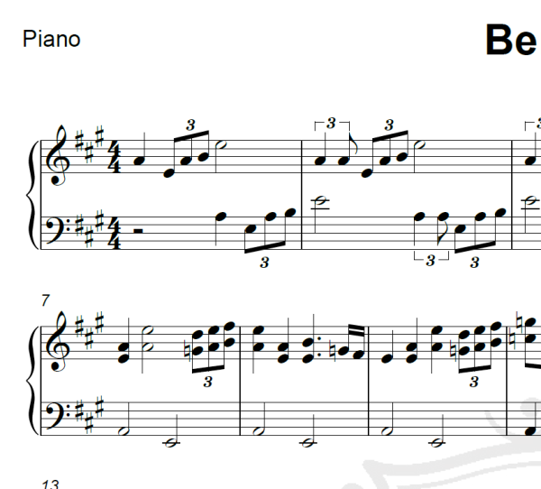 Ben Hur - Piano