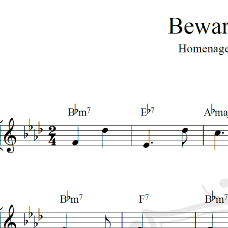 Beware beware - Piano